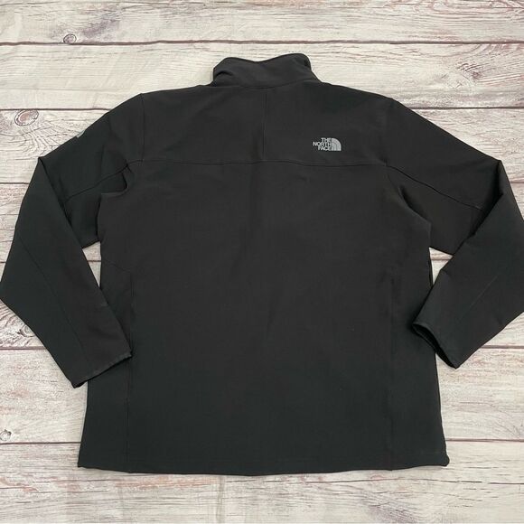 The North Face® Tech Stretch Soft Shell Jacket Black Size XL NEW *flaw* - Picture 3 of 12
